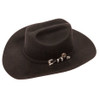 Cattleman Black Felt Cowboy Hat