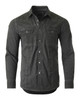 Men's Stretch Flex Slim Color Washed Vintage Rugged Fashion Button Shirt
