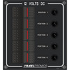 Paneltronics Waterproof Panel - DC 5-Position Illuminated Rocker Switch & Circuit Breaker
