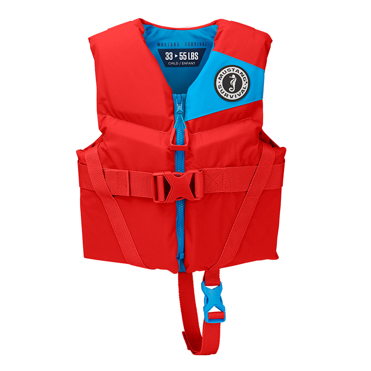 Mustang Child REV Foam Vest - Red - Child