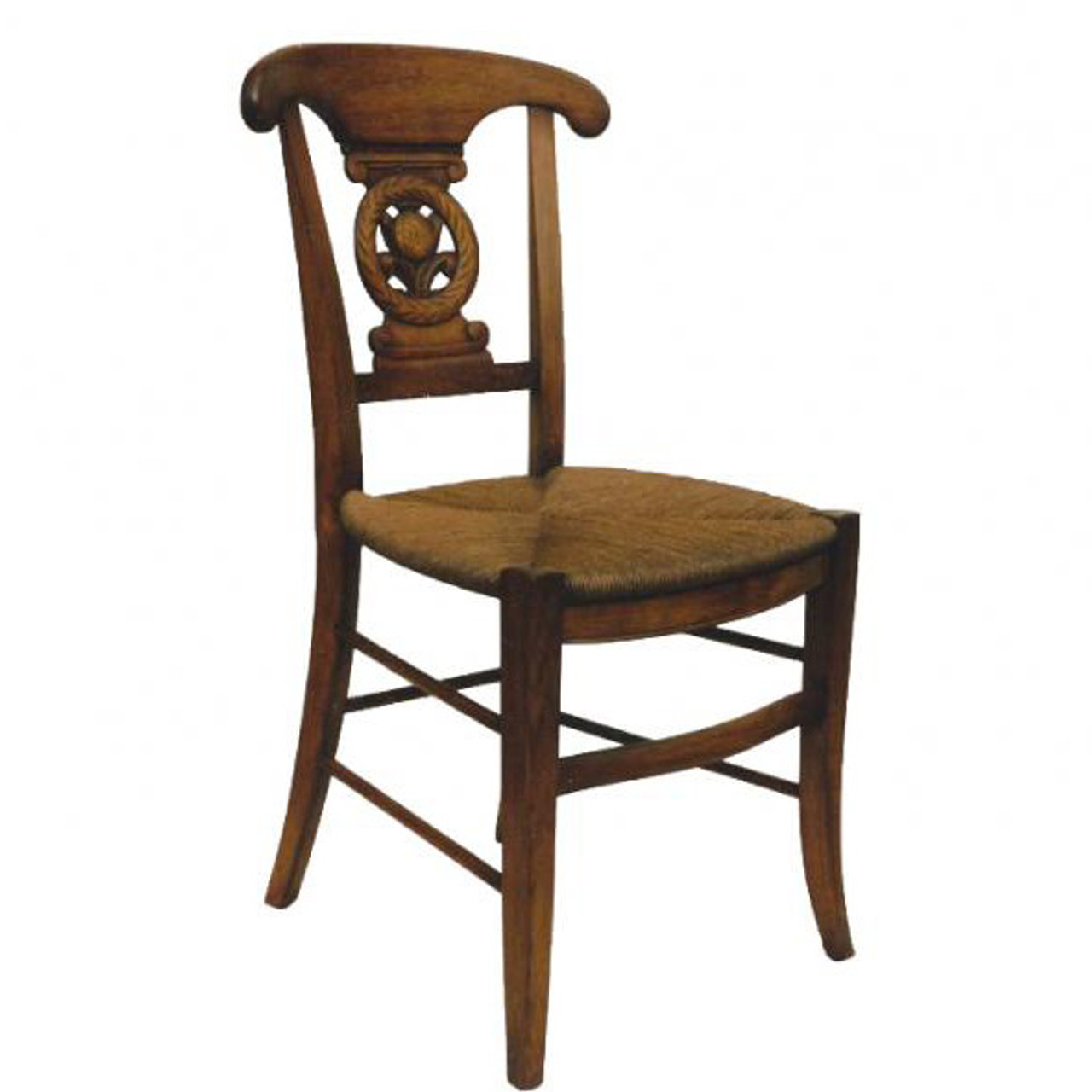 Rush Seat Dining Side Chair