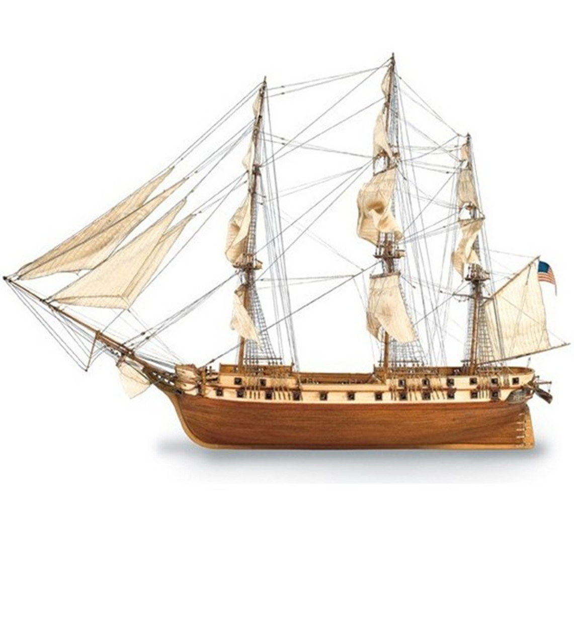 Frigate USS Constellation. 1:85 Wooden Model Ship Kit