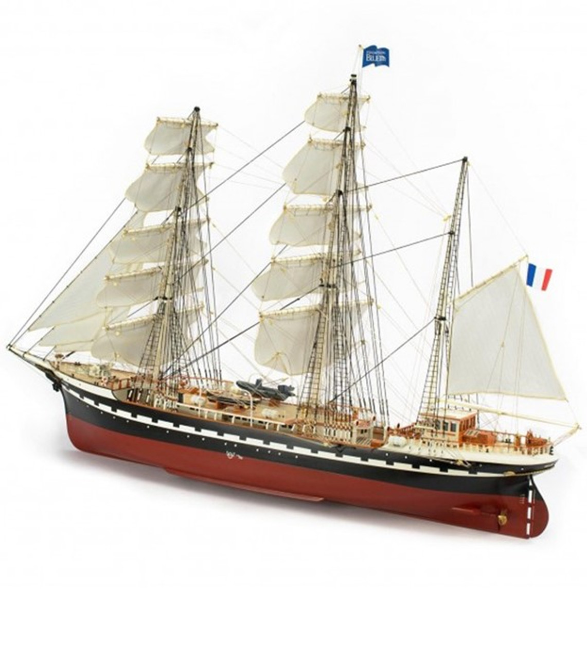 French Training Ship Belem. 1:75 Wooden Model Ship Kit