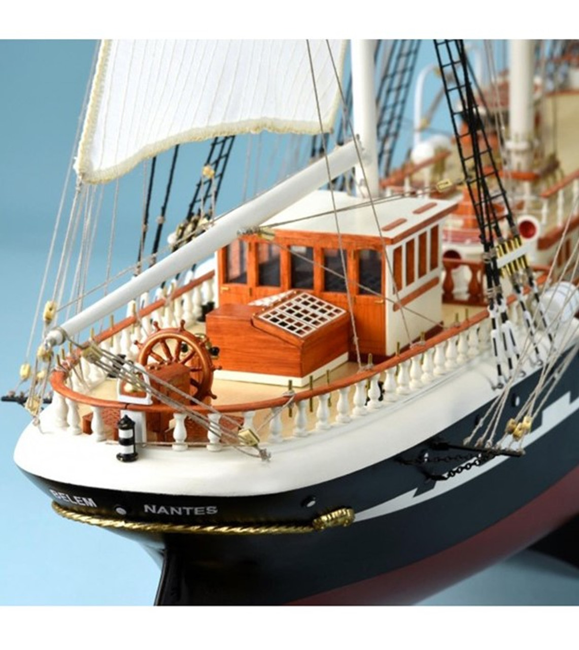 French Training Ship Belem. 1:75 Wooden Model Ship Kit