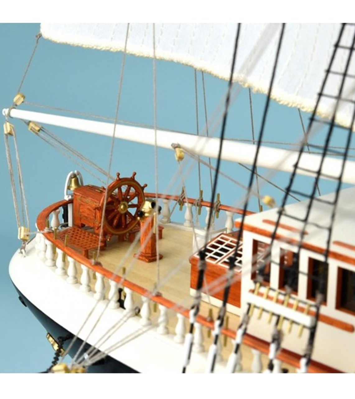 French Training Ship Belem. 1:75 Wooden Model Ship Kit