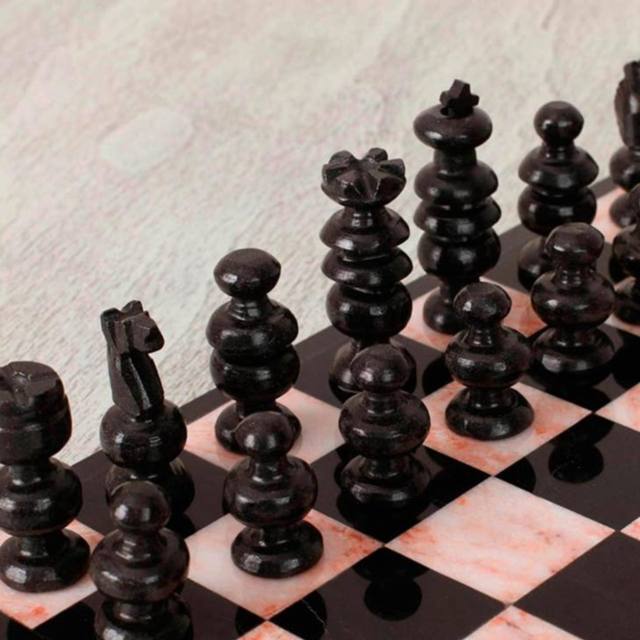 Glorious Battle Marble Chess Set