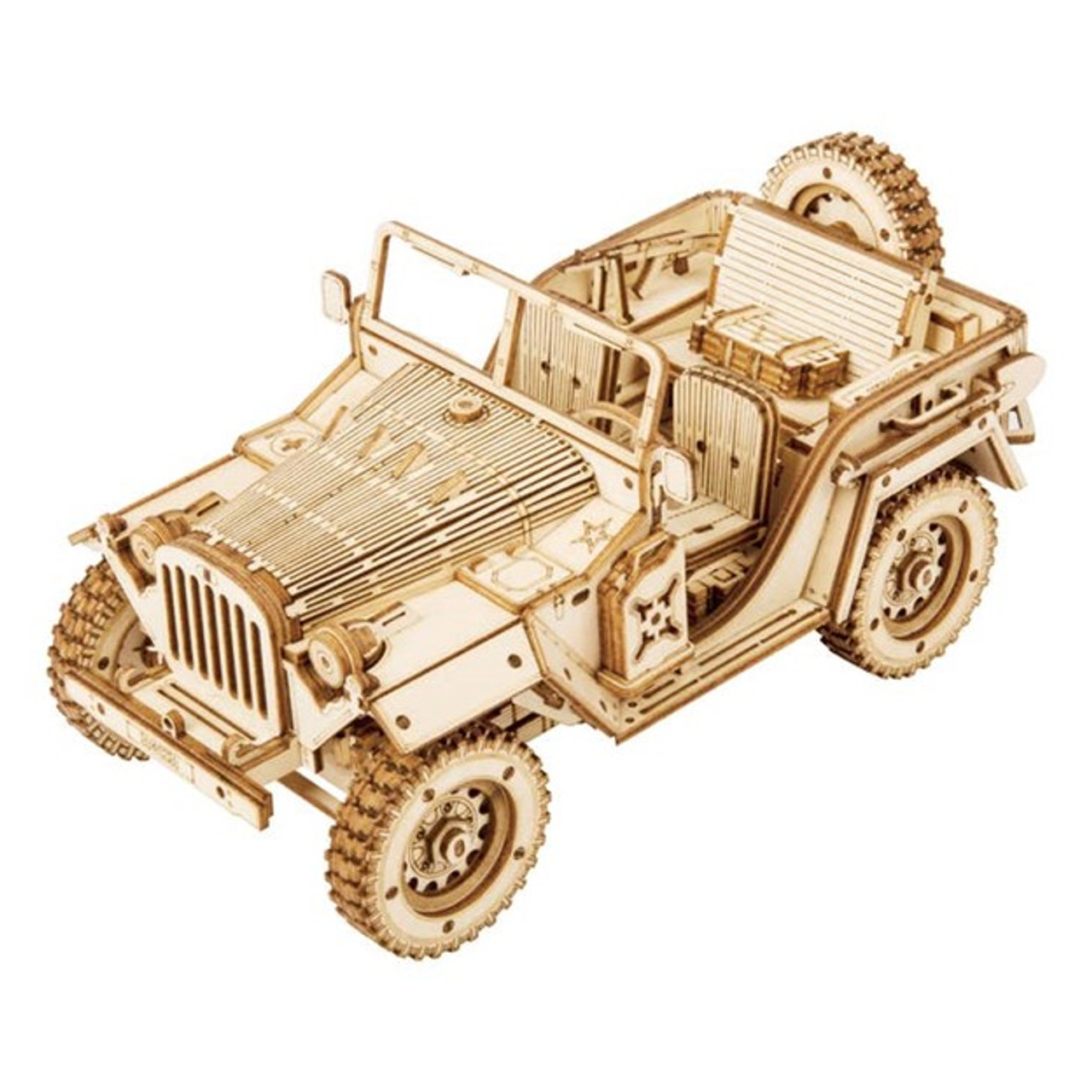 Army Field Car -3D Wooden Puzzle: