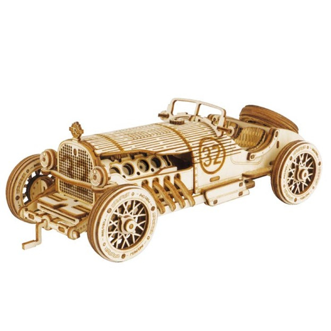 Grand Prix Car -3D Wooden Puzzle: