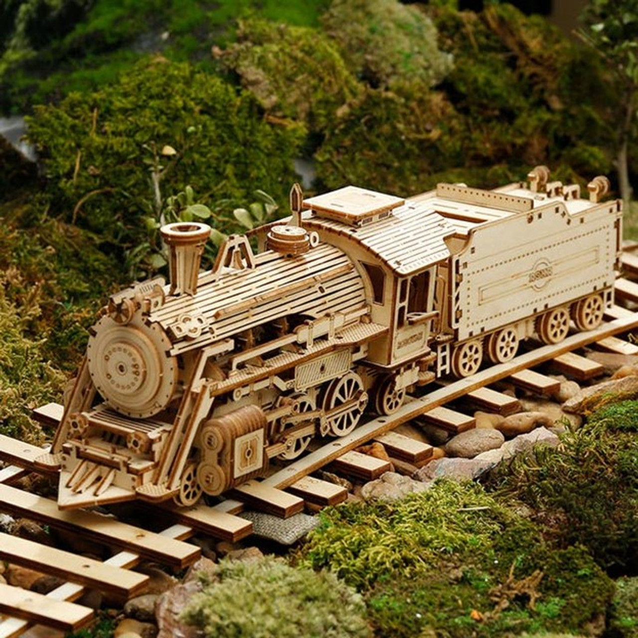 Steam Express Train -3D Wooden Puzzle: