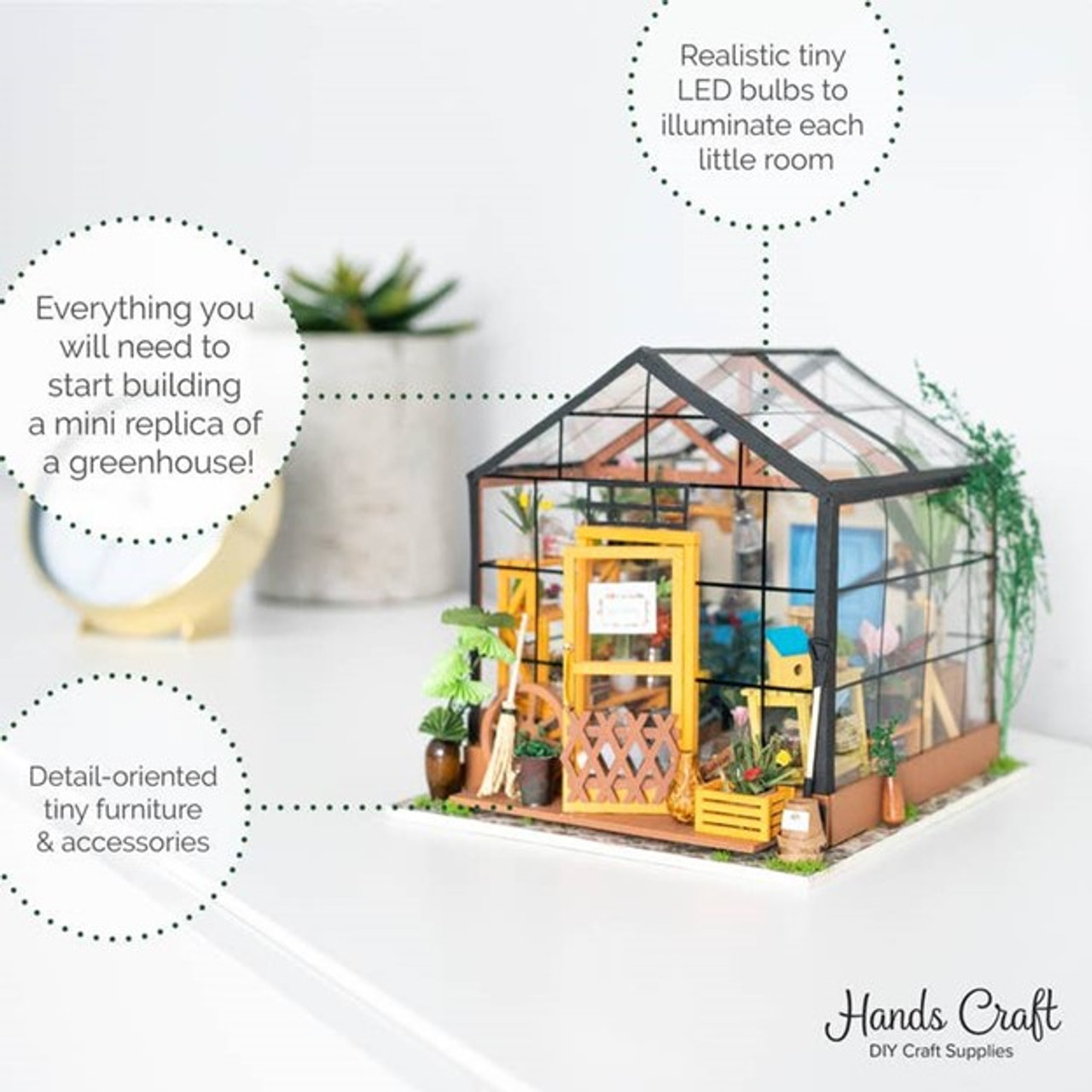 Cathy's Flower House -DIY Miniature House Kit