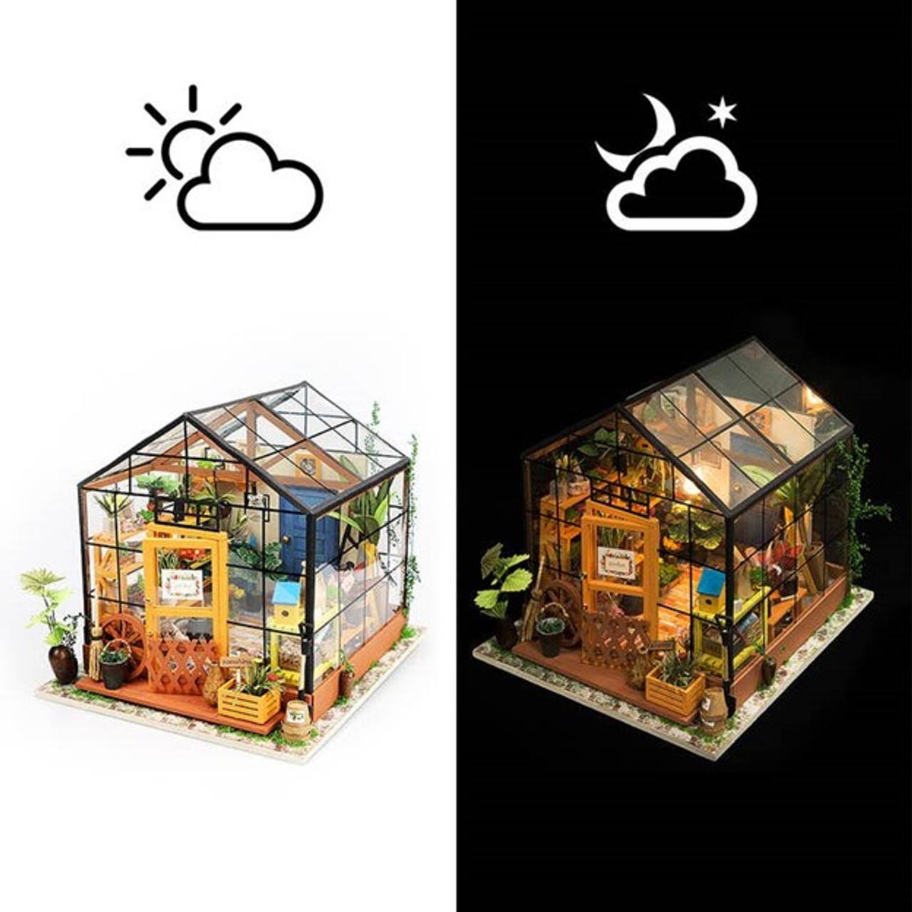 Cathy's Flower House -DIY Miniature House Kit