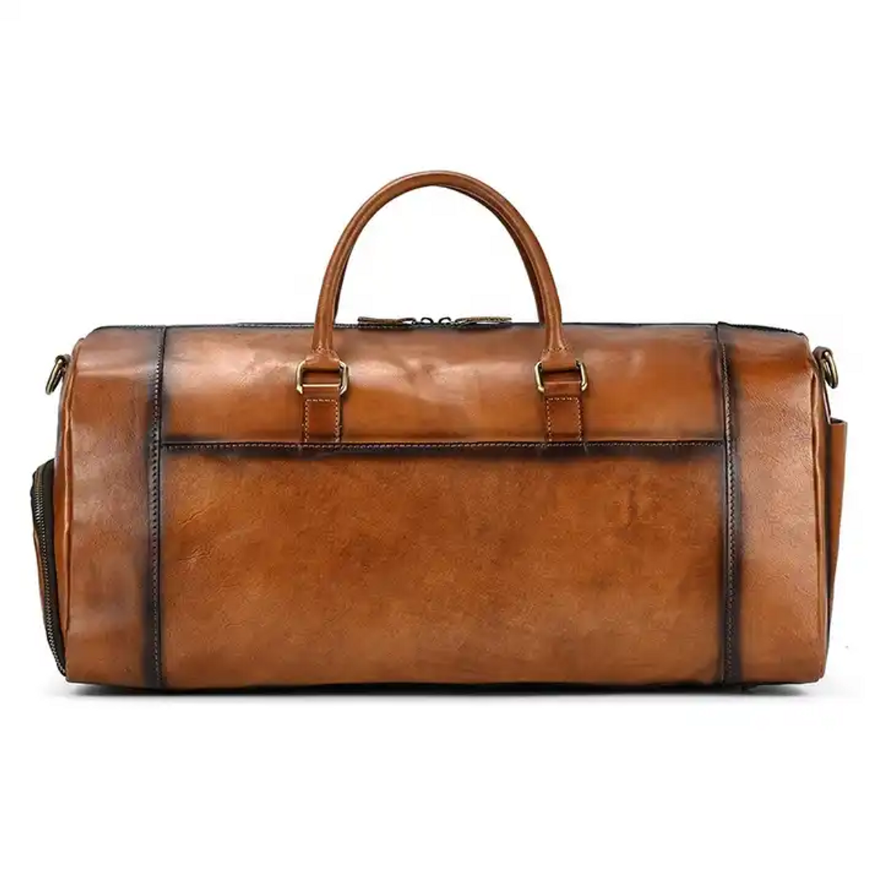 Brown Leather 20" Outdoor Travel Bag