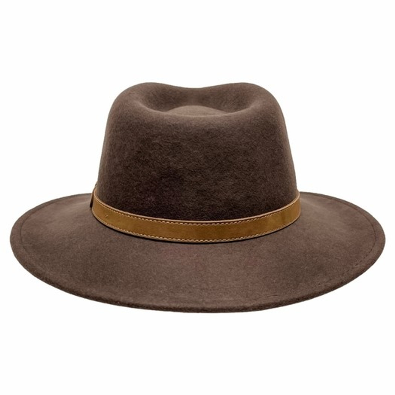 Boondocks Felt Cowboy Hat - Brown