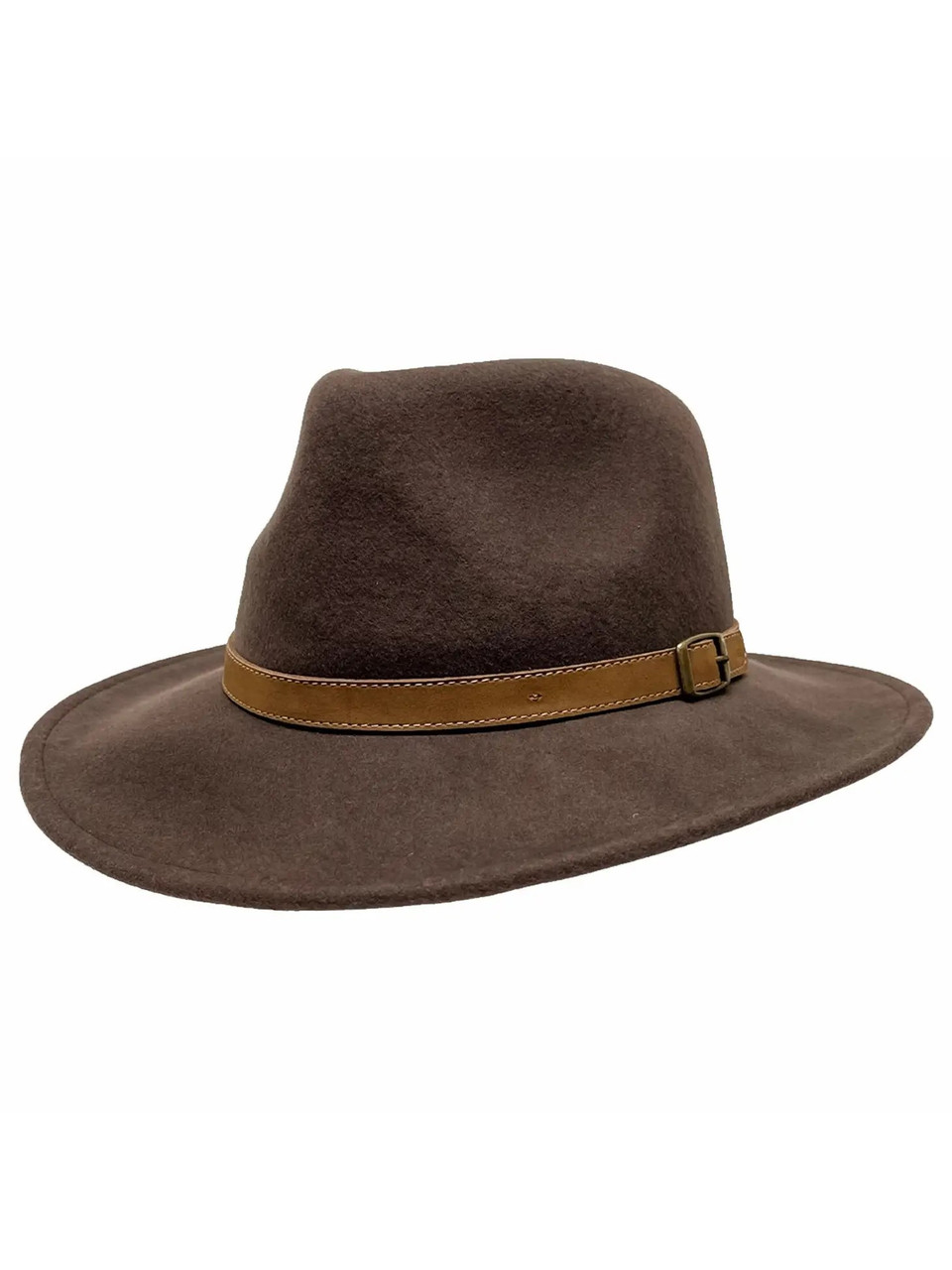 Boondocks Felt Cowboy Hat - Brown