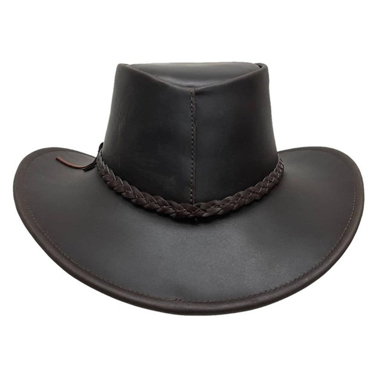 Bushman - Womens Leather Outback Hat