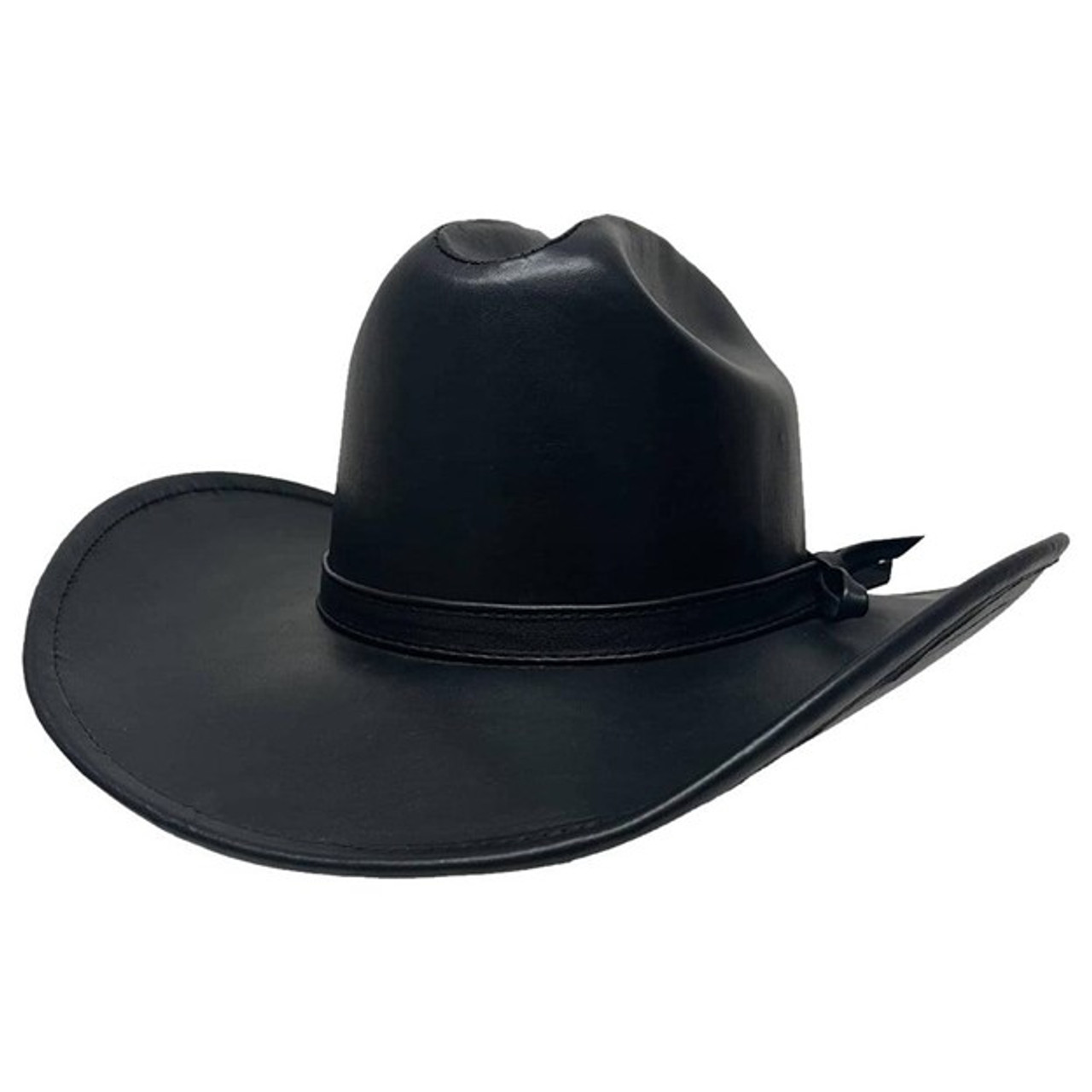 Gorge Cattleman Black Cowboy Hat