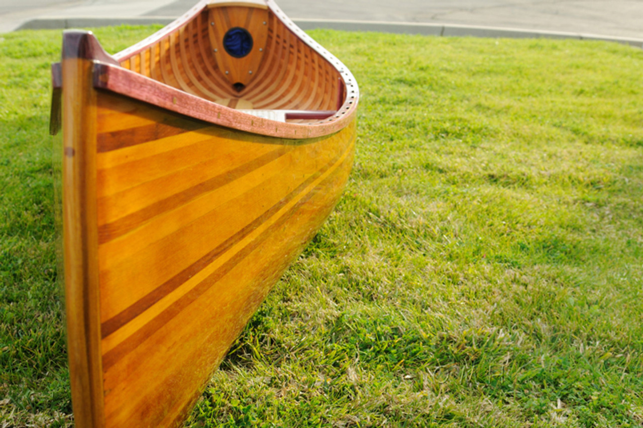 Wooden Canoe With Ribs Curved bow 10ft