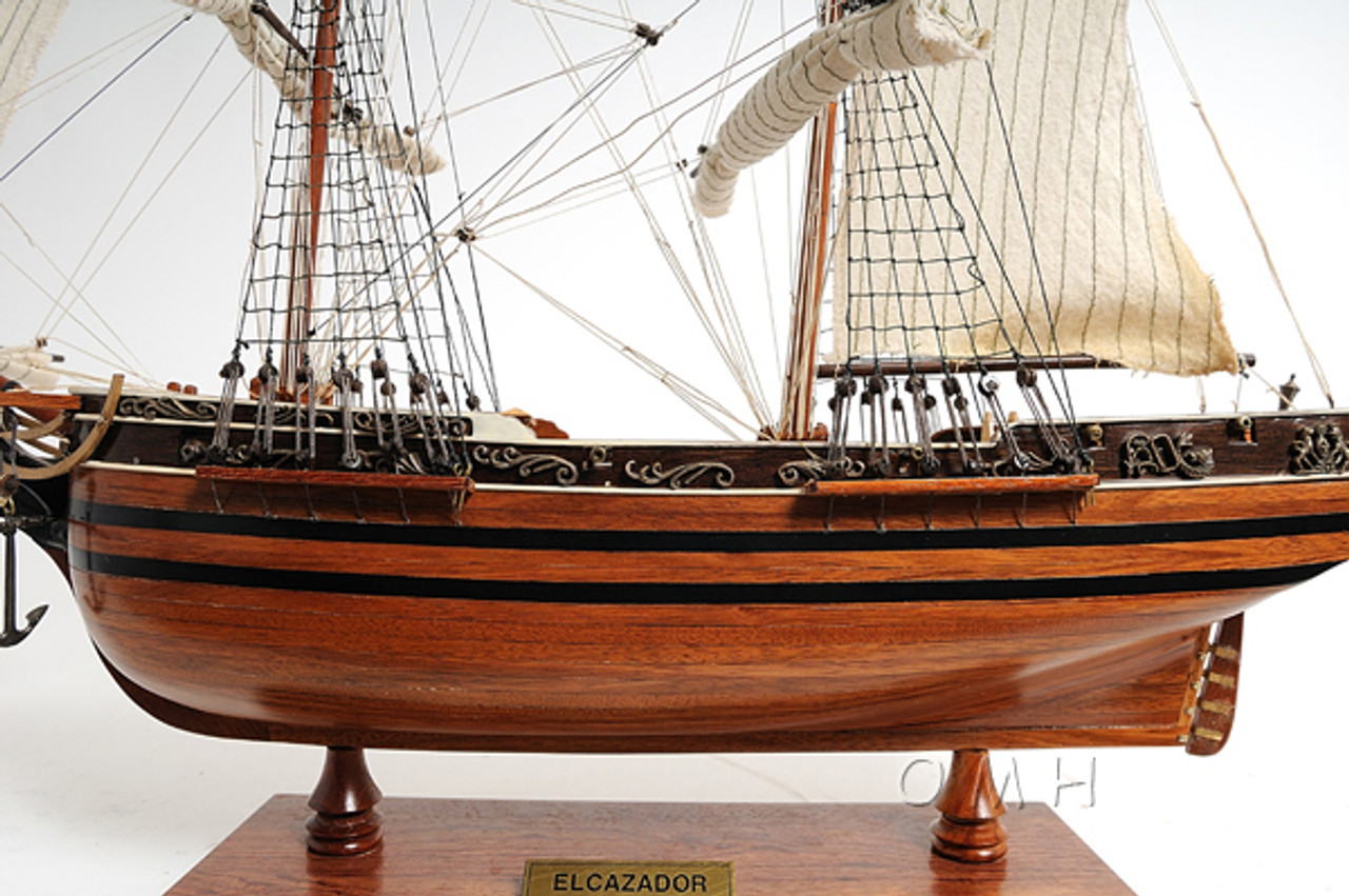 The El Cazador Tall Ship Model