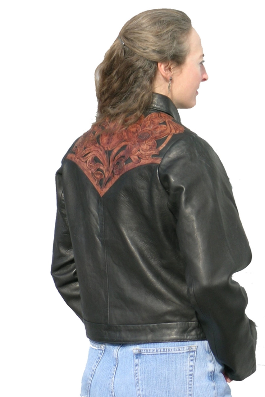 Hand Tooled Ladies Jacket | Kobler Inc