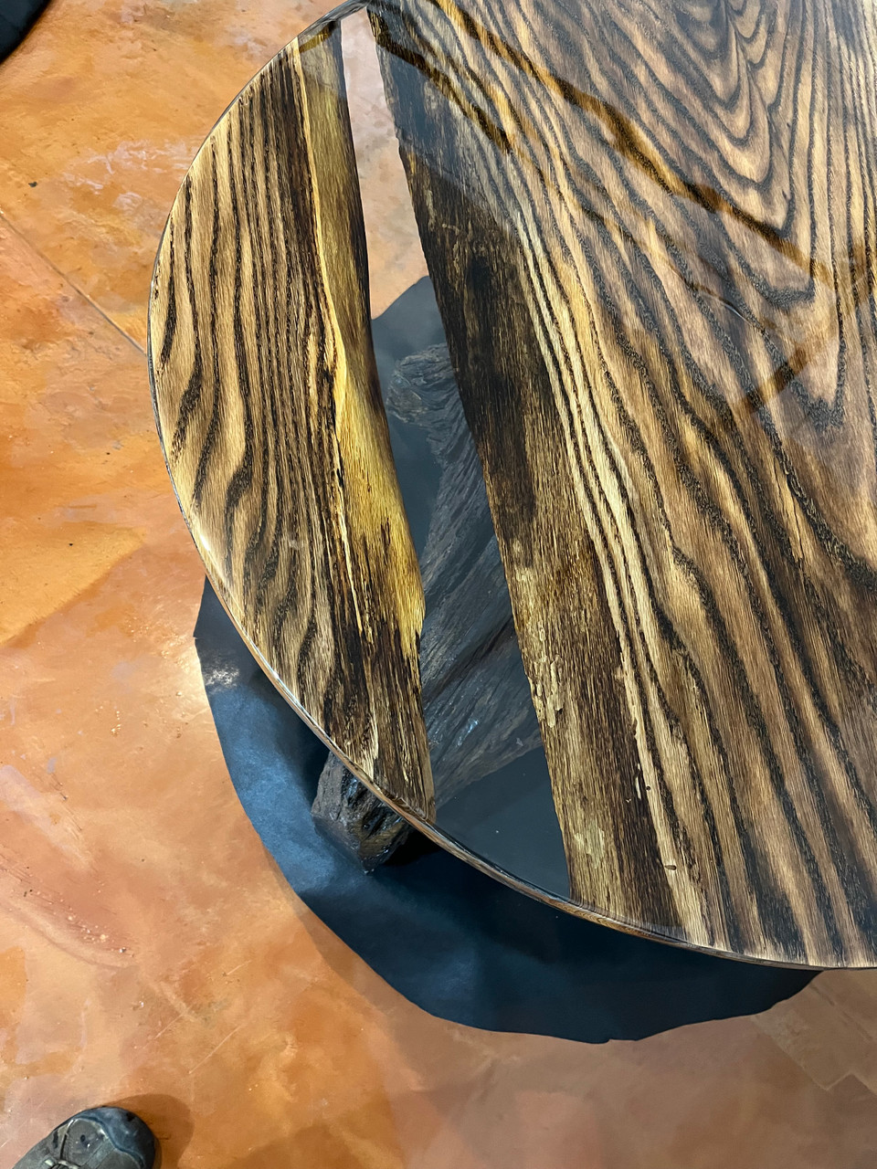 Oak Stump River Table