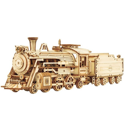 Steam Express Train -3D Wooden Puzzle: