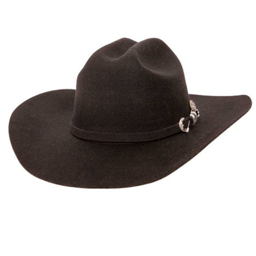 Cattleman Black Felt Cowboy Hat