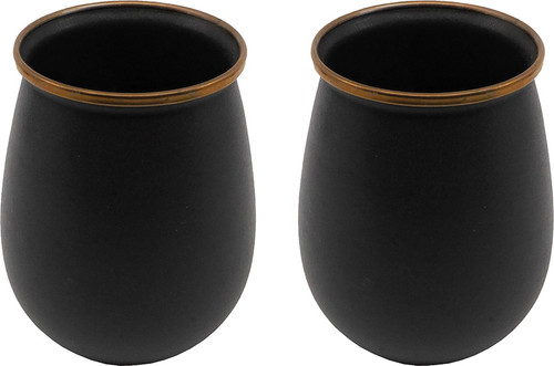 Enamel Tumbler Set Charcoal