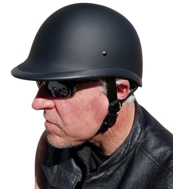 Badass Trooper MOTORCYCLE MICRO BIKER Helmet DOT Matte Black