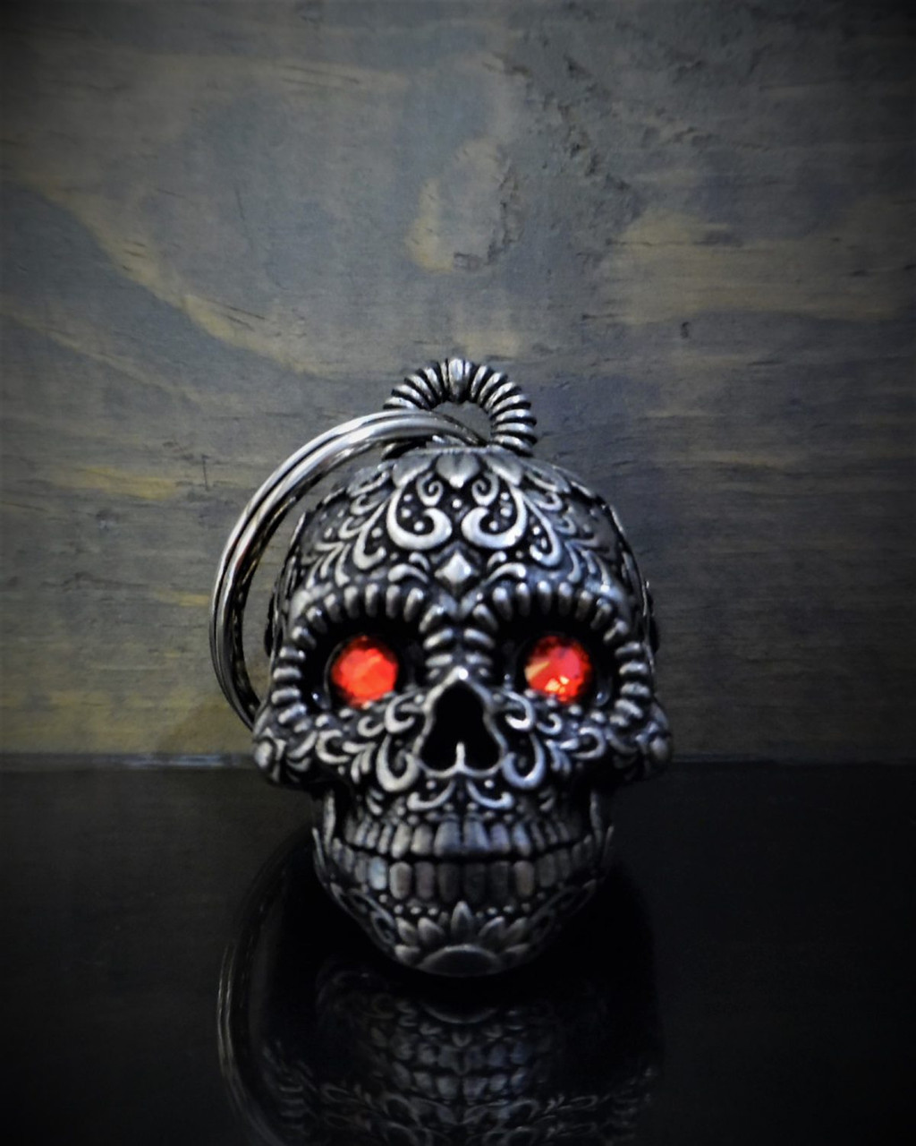 sugar skull guardian bell