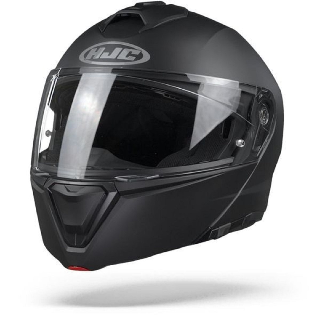 HJC i90 MODULAR MATTE BLACK HELMET with Ultra Big 4X and 5X Options