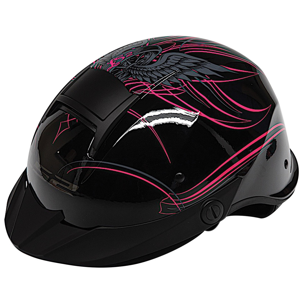 LS2 Rebellion Bones Helmet - Matte Black - 2XL