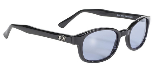 KD's Sunglasses Original Biker Shades Clear Frame Mirror Lens Chill 2200 