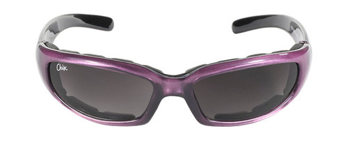 Chix Rally Eyewear Gradient Smoke Lens, Purple Frame