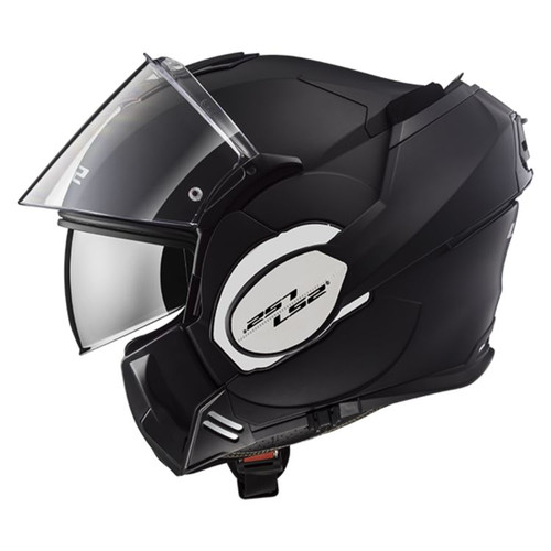 LS2 Valiant Degree Flip Modular Helmet Matte Black - Riders Biker Supply