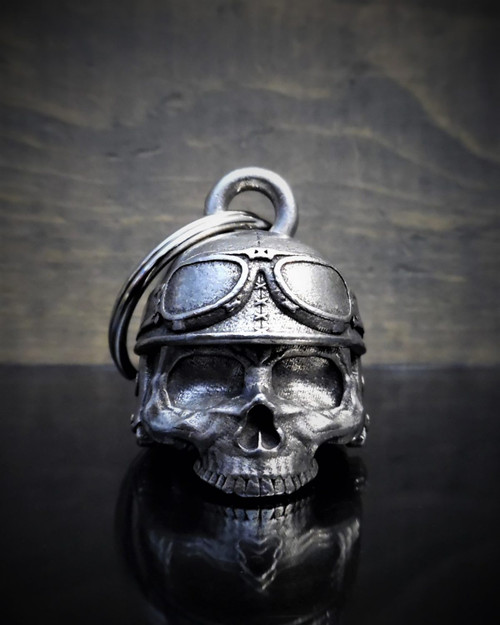 Gremlin Bell, Motorcycle Helmet Skull 3D Formed
