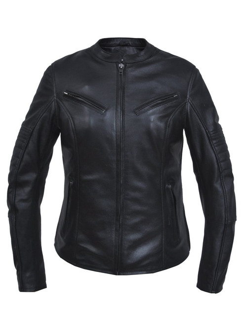 Ladies Lambskin Leather Jacket