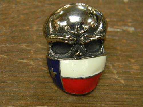 TX Flag Skull Ring