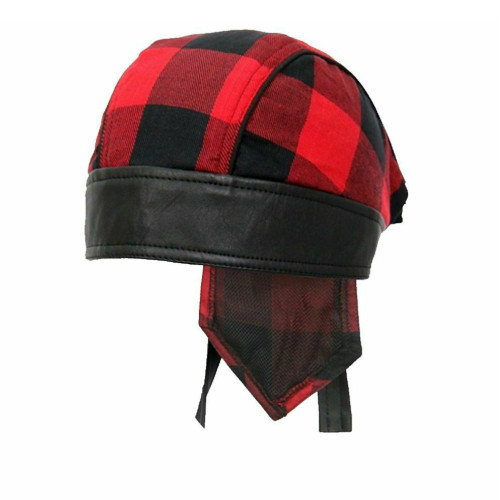 Headwrap, Buffalo Plaid - Red
