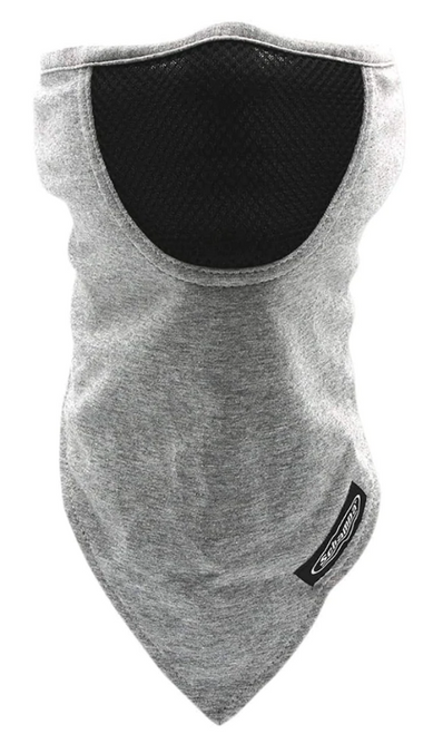 FACEFIT Light Grey Biker Face Protection with Tieback for a Secure fit