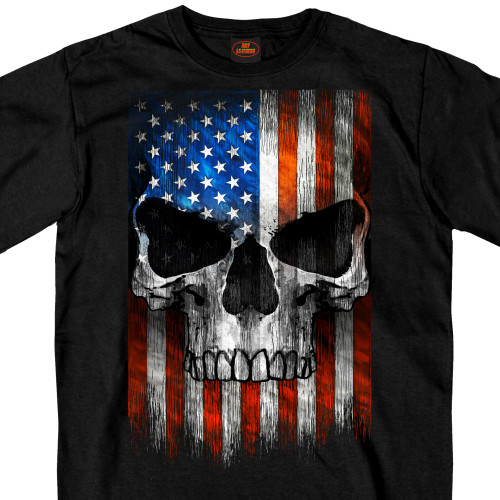 Riders Patriotic Skull Shirt