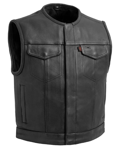 Mens Biker Vest Mens Leather Motorcycle Vest Online for Sale