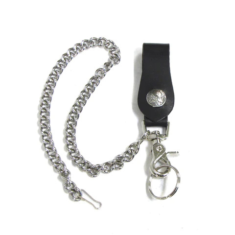 KEY FOB W/CHAIN- INDIAN HEAD NICKEL
