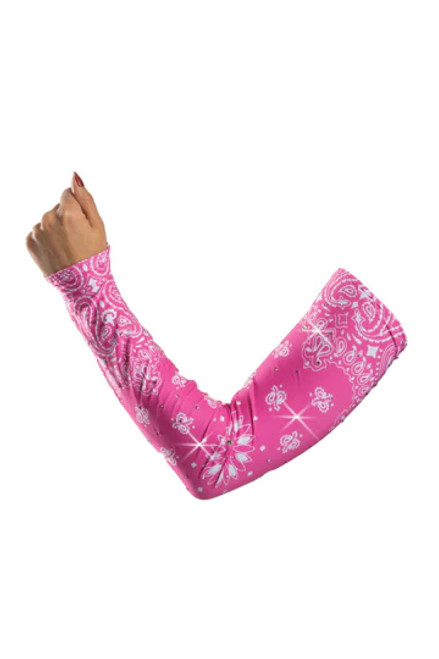 Sleevz, Soaker - Pink Paisley with Gems (S/M)