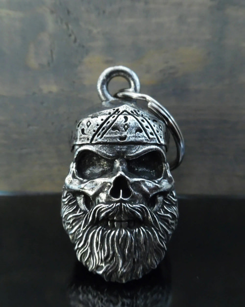 OLD SCHOOL BIKER SKULL Biker Bell
