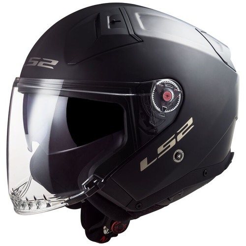 LS2 Stream II Solid Full Face Motorcycle Helmet w/ SunShield Matte