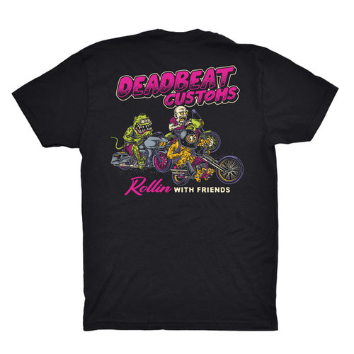 Rolling With Friends T-Shirt Deadbeat Customs