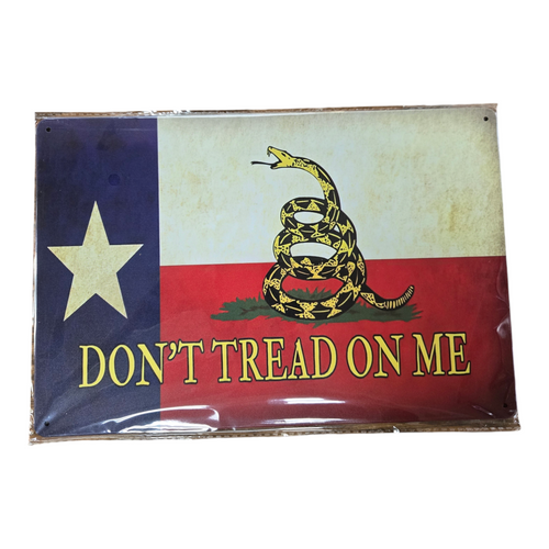 8X12 DON'T TREAD ON ME TIN SIGN