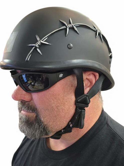 Premium Badass DOT Biker Helmet Micro American Badass Destroyer