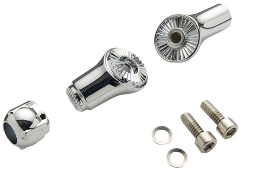 Chrome Adjust-A-Ball Post Joint for Clamp Mount Chrome By Ciro