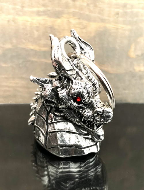 Dragon Head Diamond Biker Bell